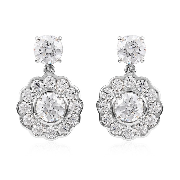 SWAROVSKI Zirconia Dangle Earrings - Picture 1 of 5